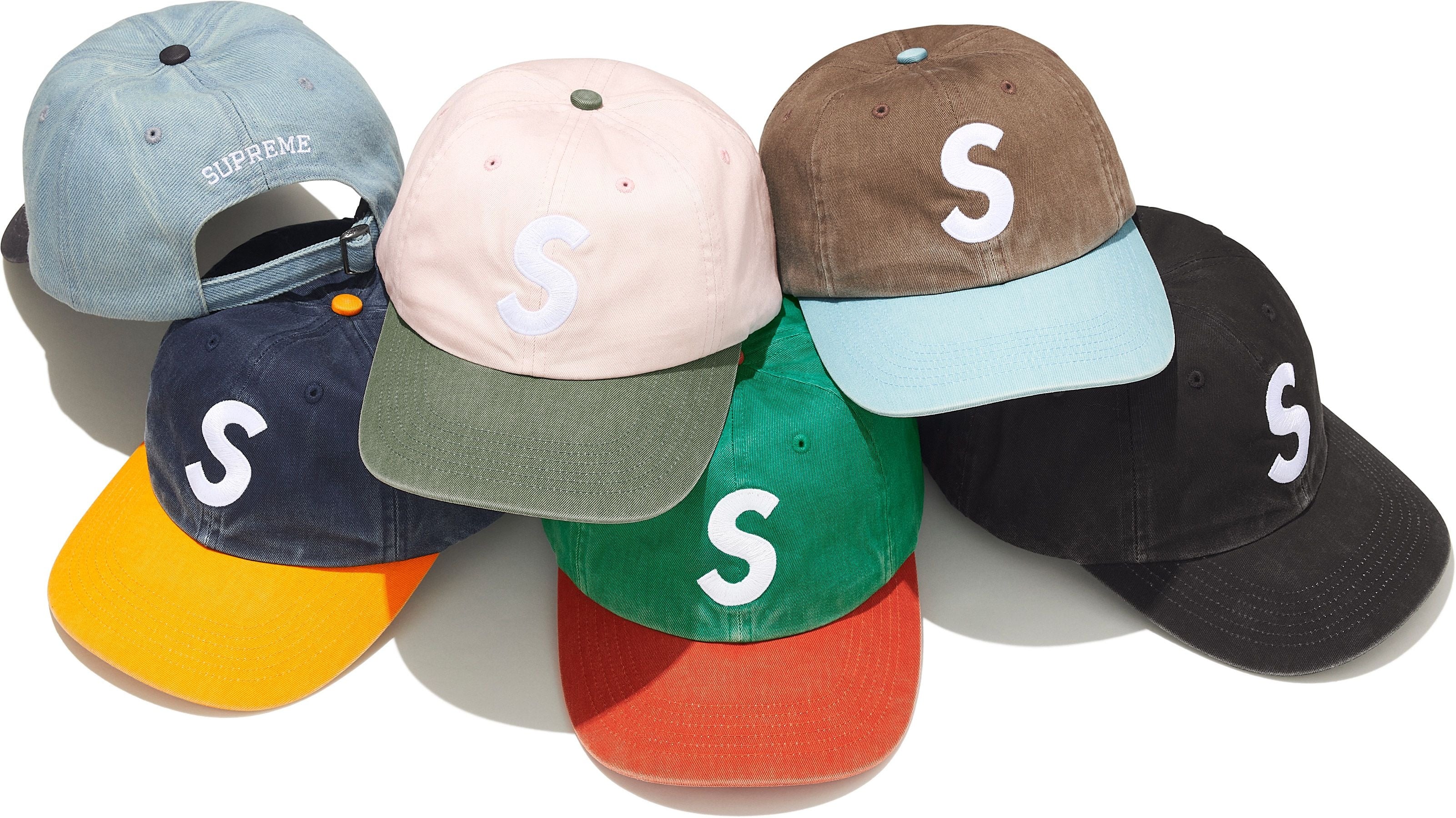 Pigment Coated 2-Tone S Logo 6-Panel